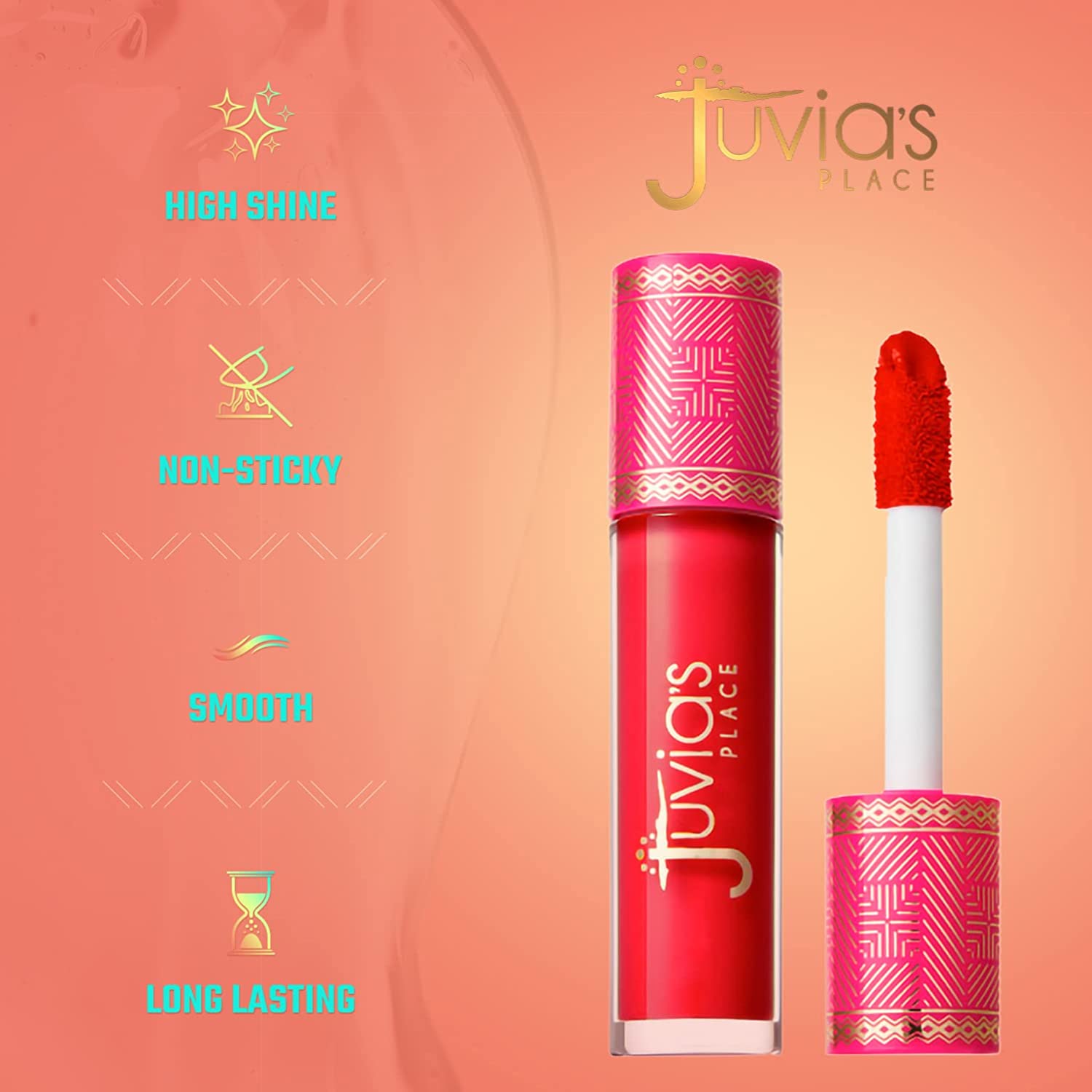 The Reds & Berries Lip Reflect Non-Sticky Lip Gloss - Hydrating Lip Gloss, Tinted Lip Gloss, Shine & Glow Lip Makeup