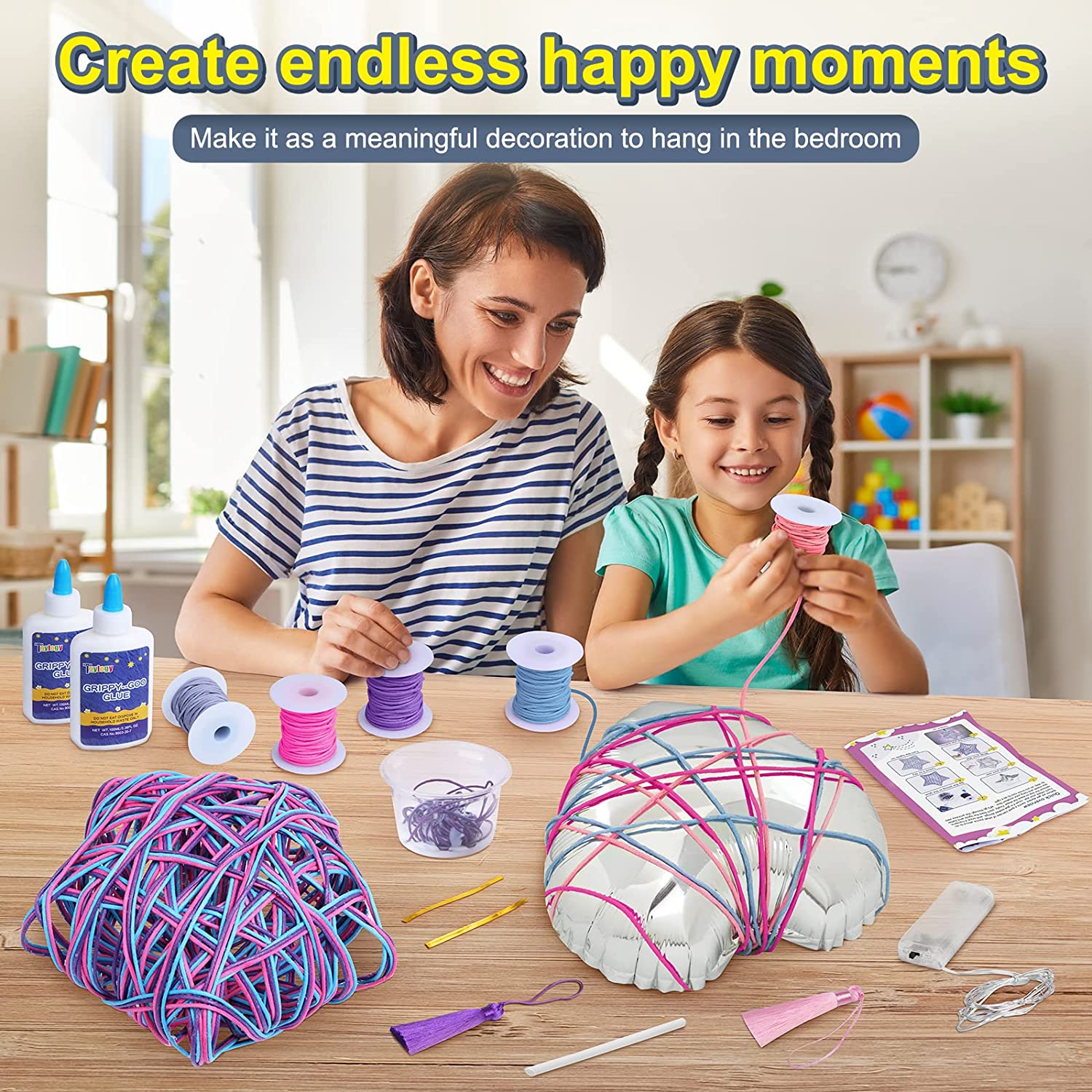 Crafts for Girls and Boys Ages ,Lantern Arts & Craft Kits for Kids Girl Toys