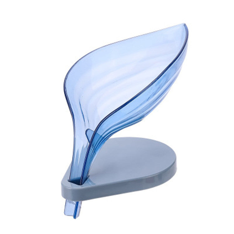 Leaf Soap Box Bathroom Non-perforated Suction Cup Soap Box Toilet Drain Laundry Soap Box Holder Soap Holder