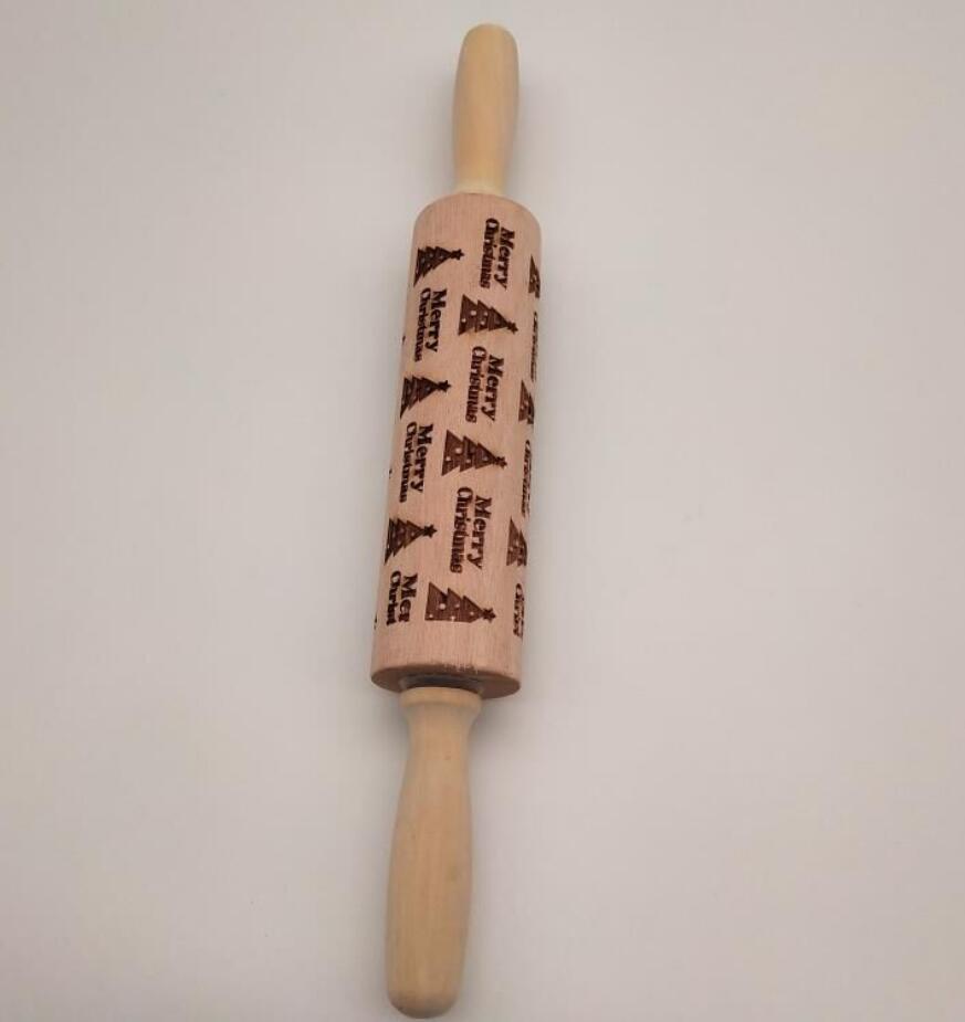 Rolling Pin Christmas Embossing