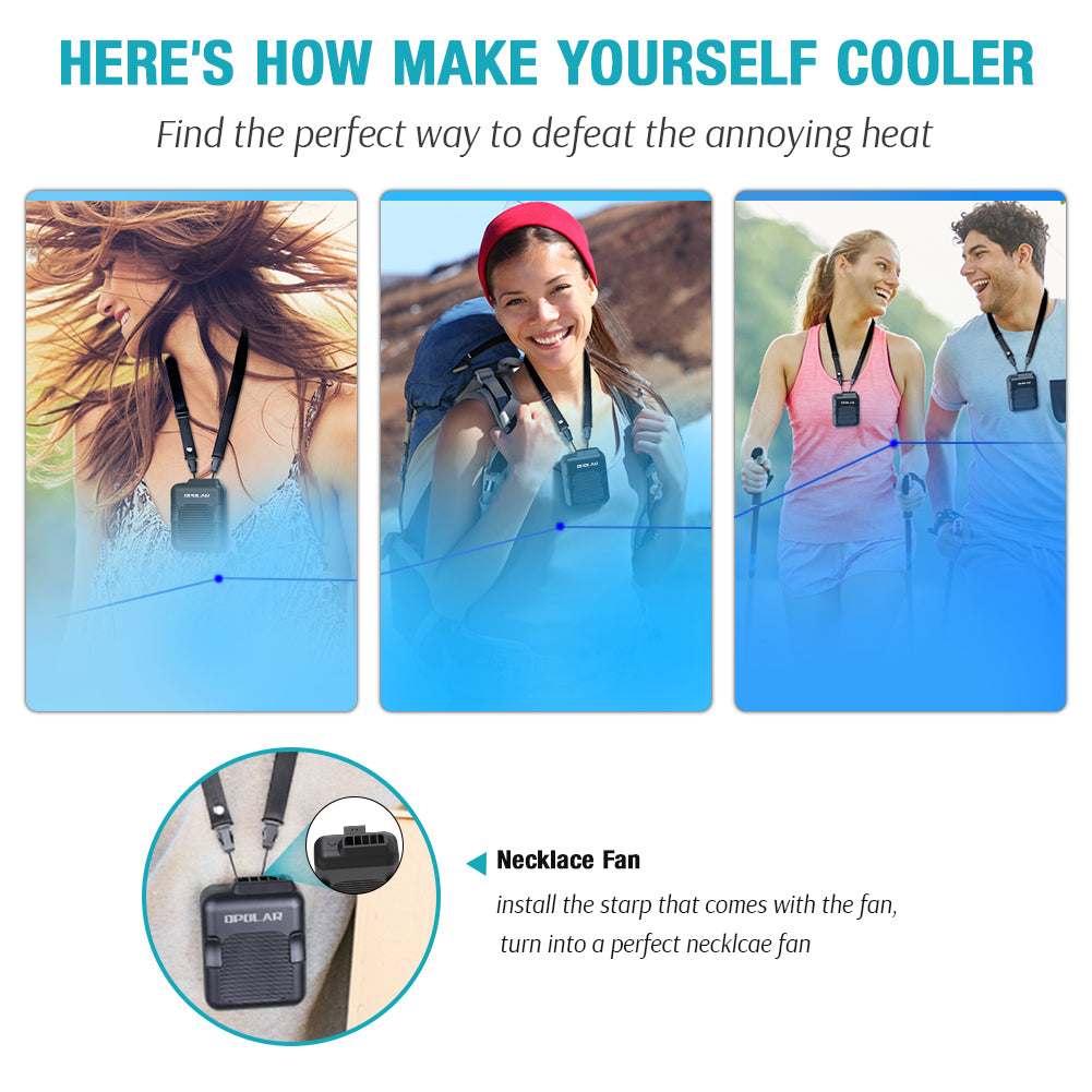 6000mAh Waist Clip Fan