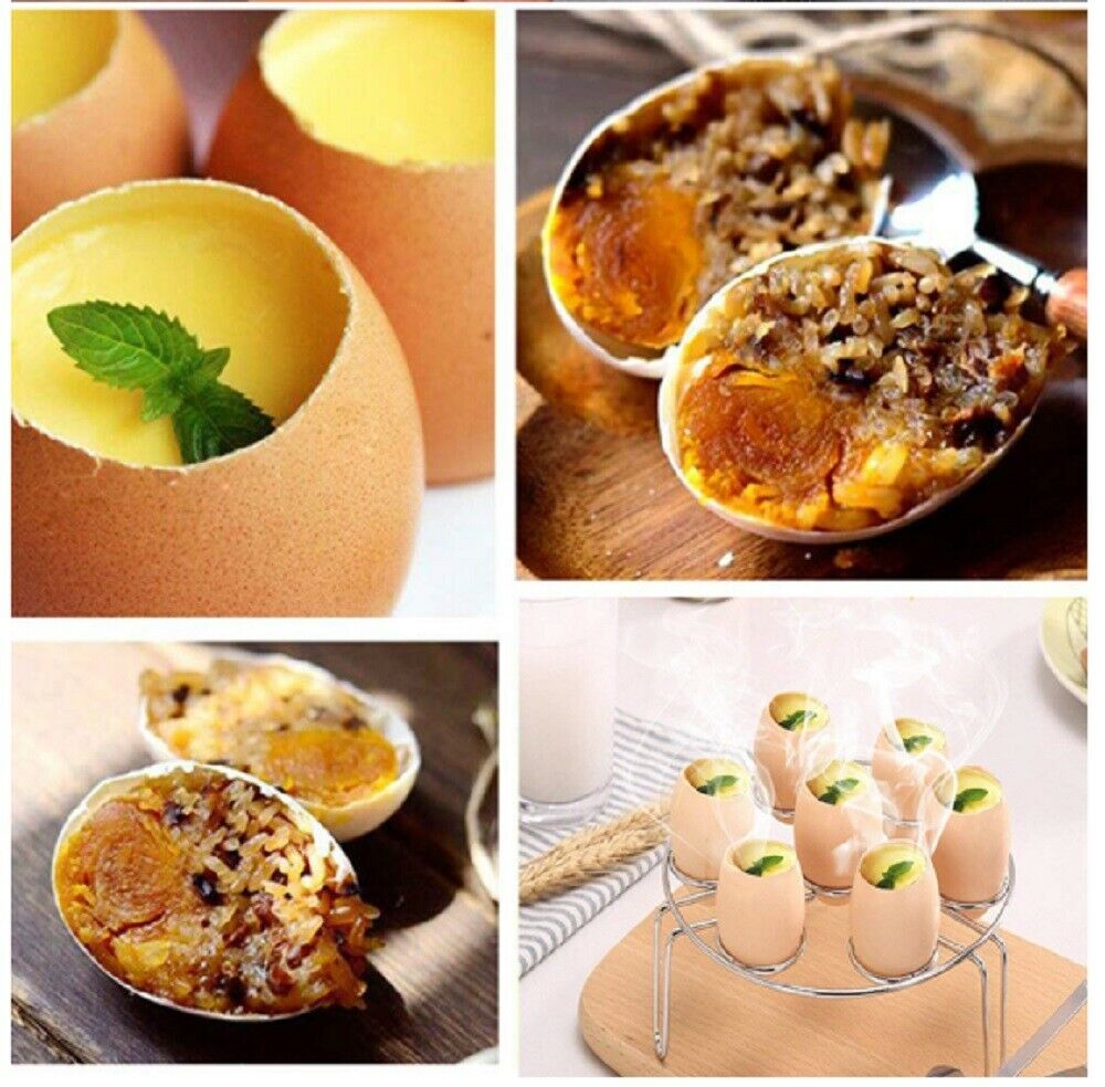 Stainless Steel Egg Shell Opener Topper Cutter Cracker Knocker Kitchen Egg Scissors Egg Topper Cutter Shell Opener