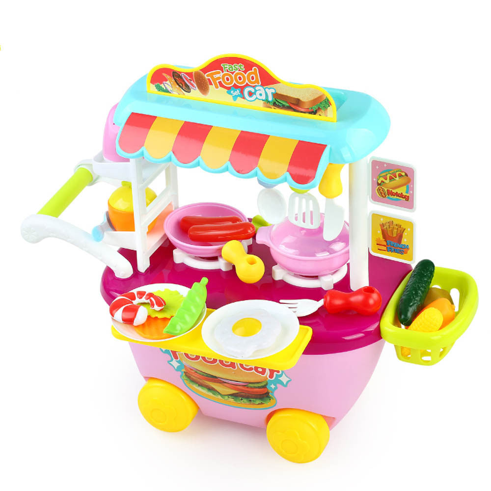 34PCS Children Kitchen Play Educational Toys Food Toys