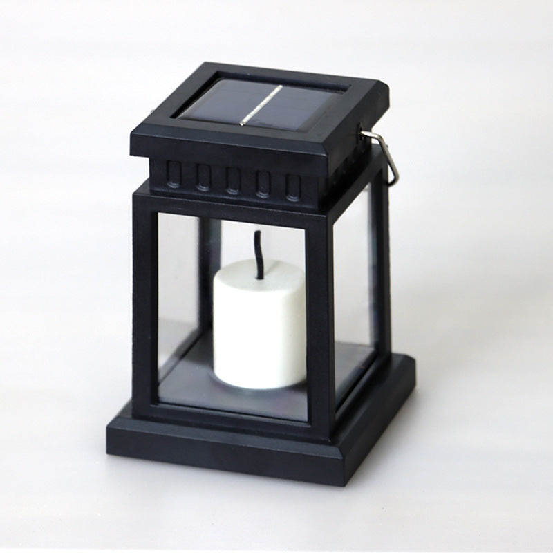 Outdoor Garden Landscape Light Solar Retro Palace Lantern Wind Lantern Gypsophila Christmas Star Light