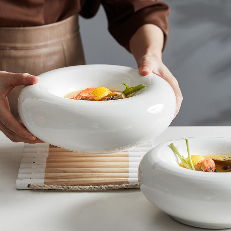 The New Artistic Conception Insulation Dish Ceramic Personality