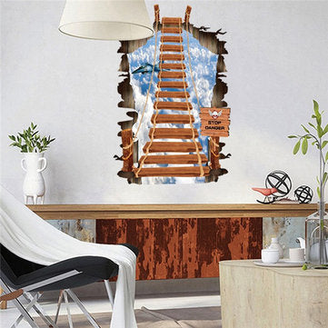 3D Removable Dream Ladder Wall Decal Wall Stickers Home Wall Background Decoration